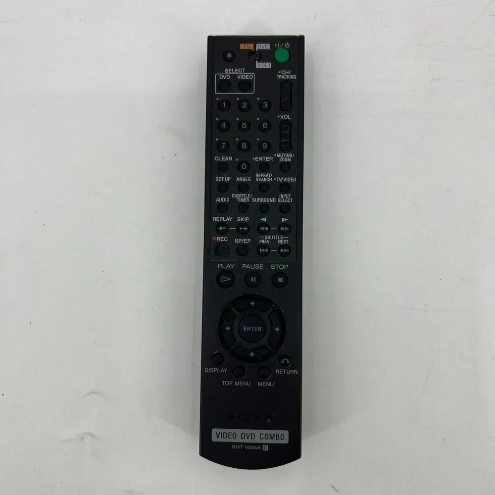 Sony RMT-V504A Remote Control Genuine OEM Video DVD Combo